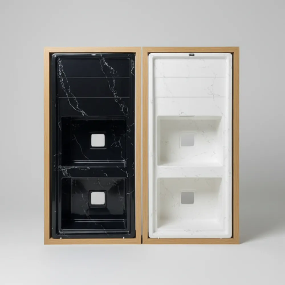 sink 2 سینک سنگی سفید، سینک سنگی مشکی،